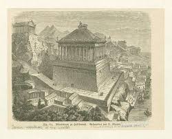 Artist's impression of the Mausoleum at Halicarnassus